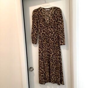 Reformation Leopard Dress